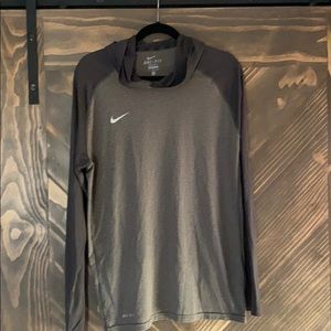 Men’s Nike Dri-fit shirt with hoodie